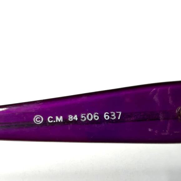 Vintage Claude Montana For Alan Milki Glasses Frames Model 506 Color 637 main image 7
